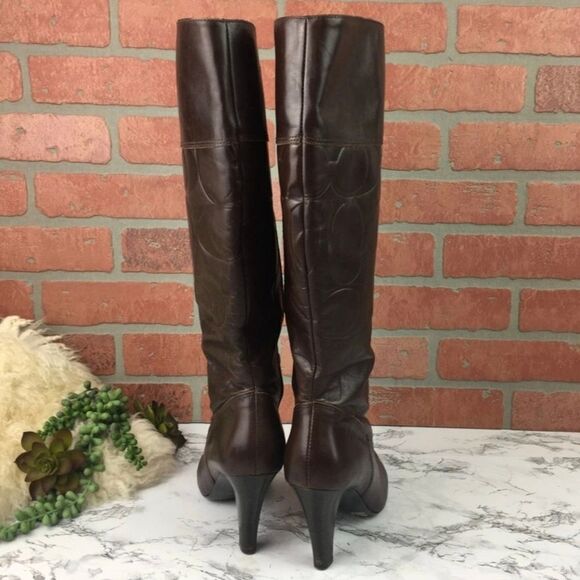 COACH MILLIE HIGH HEELED BOOTS - Picture 7 of 7